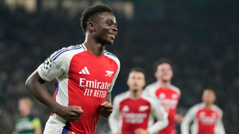 Saka “Ready to Go” dopo l’assenza di tre mesi dell’Arsenal Forward