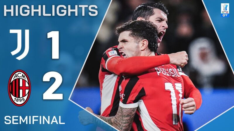 Juventus-milan 1-2 | Punti salienti | Colpi pulisici nel ritorno di Rossoneri | EA Sports FC Supercup 2025