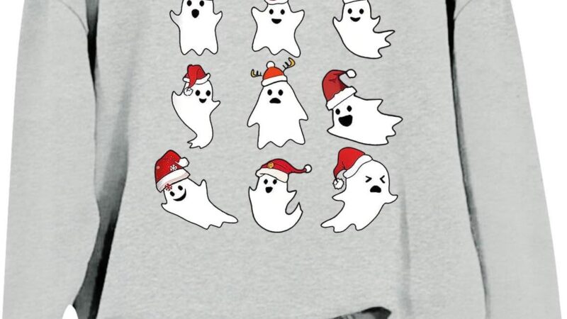 BGFIPAJG Offerte Natale Regalo Natale Famiglia Natale Regalo Ragazza Regalo Natale 60 Anni Maglioni Buffi Natale per Coppia Vestiti di Babbo Natale Donna – idea regalo as roma