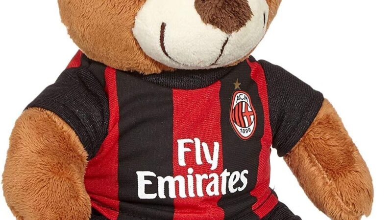 Peluche Orsetto AC Milan 23 cm Mascotte Teddy Bear PS 10901 – idea regalo milan