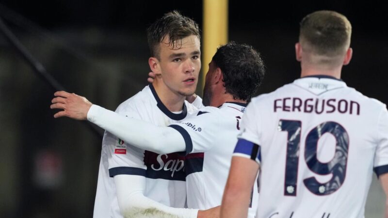 Il Bologna sveglia gli empoli dal sogno e mette piede e mezzo nella finale Coppa