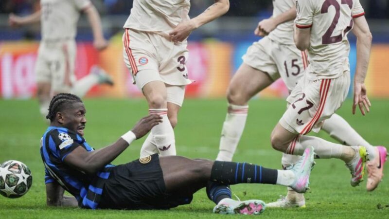 Inter perde Thuram … con la semifinale di Champions contro il Barcellona all’orizzonte