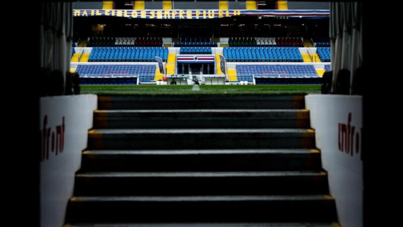 La Sampdoria tocca lo sfondo: la caduta all’inferno di un corridore in Europa