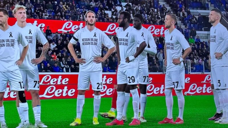 La potente protesta di Lecce per aver giocato dopo la morte della sua fisio