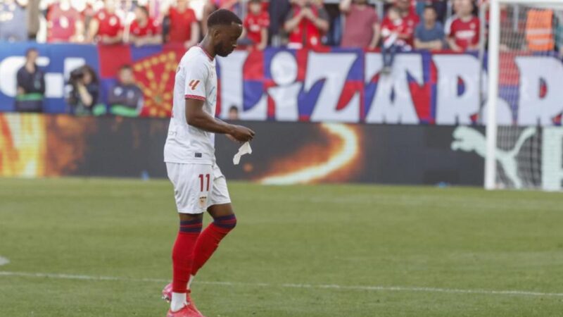 La prima espulsione di Lukébakio