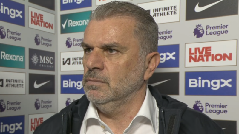 Ogni parola del manager del Tottenham Ange Postecoglou Sky Sports Interview, a seguito della perdita di Chelsea