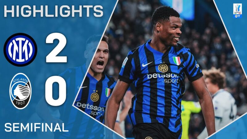 Inter-Atalanta 2-0 | Punti salienti | Dumfries Brace affonda Atalanta | EA Sports FC Supercup 2025