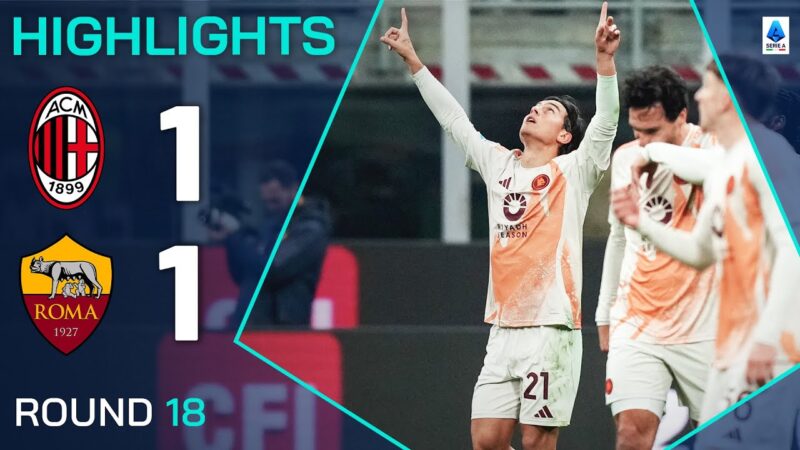 Milano-Roma 1-1 | Punti salienti | Statale a Milano | Serie A 2024/25