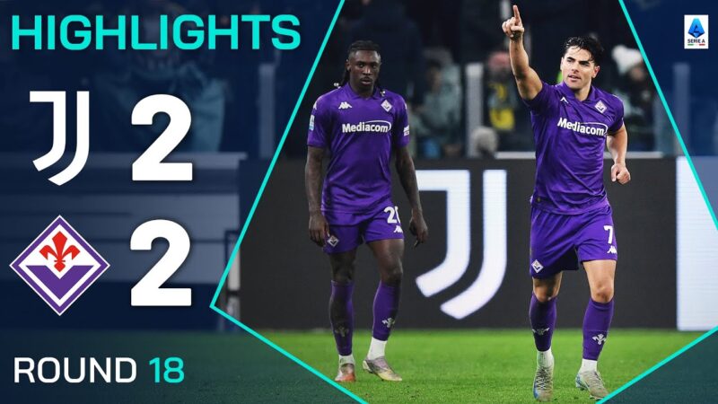 Juventus-fiorentina 2-2 | Punti salienti | Sottil afferra il sorteggio tardivo per la Fiorentina | Serie A 2024/25