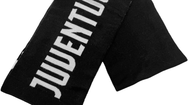 Juventus 133104 Sciarpa, Nero, Free Size Unisex-Adulto – idea regalo juve