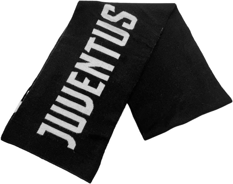 Juventus 133104 Sciarpa, Nero, Free Size Unisex-Adulto – idea regalo juve