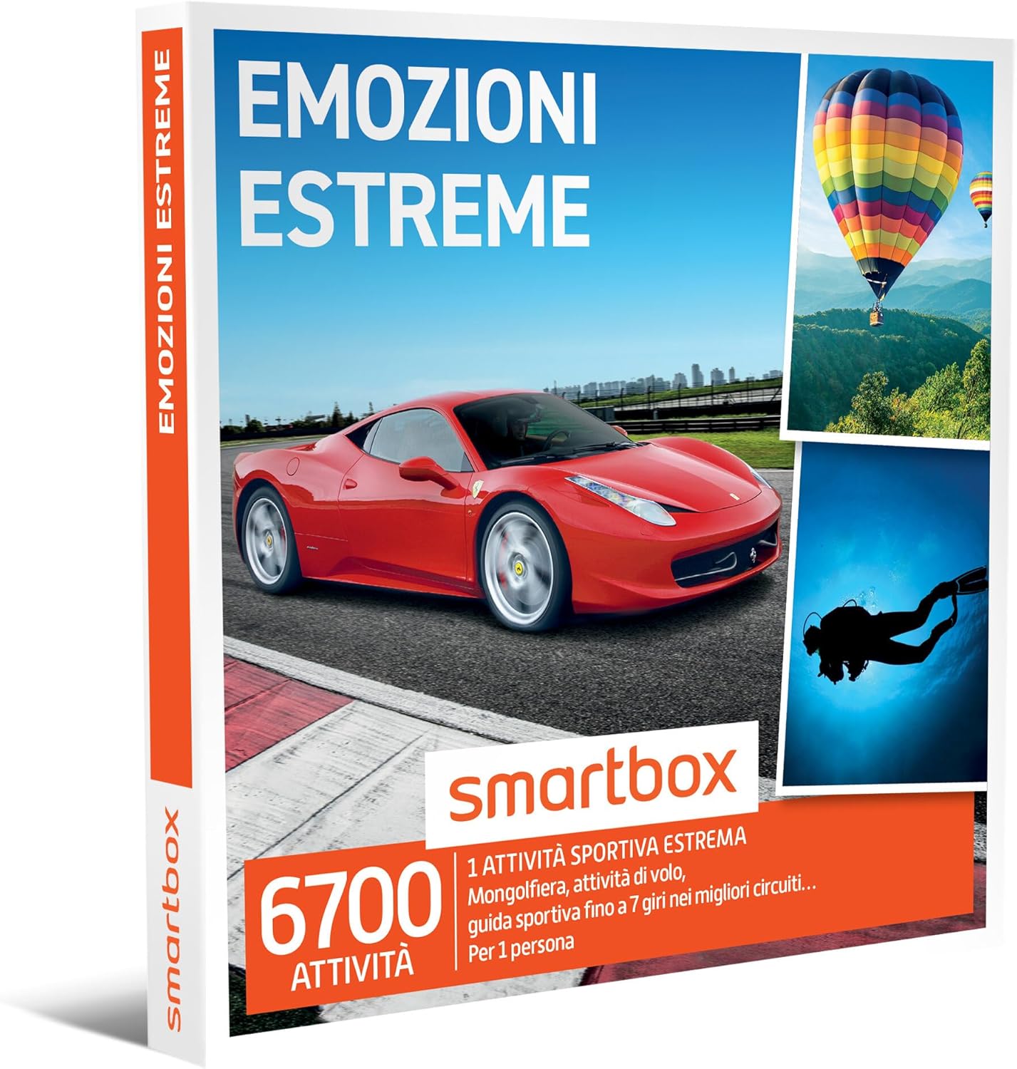 smartbox – Cofanetto Regalo per Uomo o Donna – Emozioni Estreme – Idee Regalo Originale – 1 Sport Estremo per 1 Persona – idea regalo milan