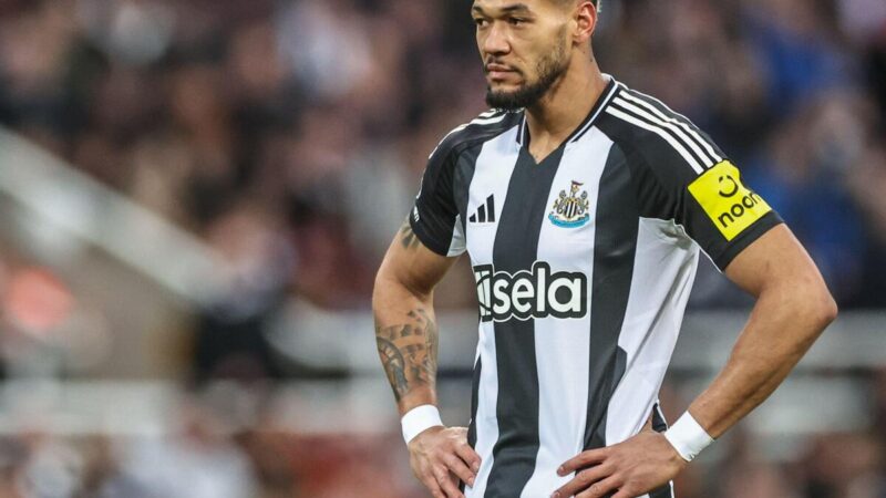 Centrocampista di Newcastle per perdere il resto della stagione