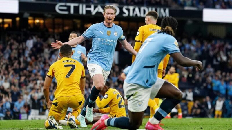 La partenza di De Bruyne dimostra importanza solo con l’obiettivo