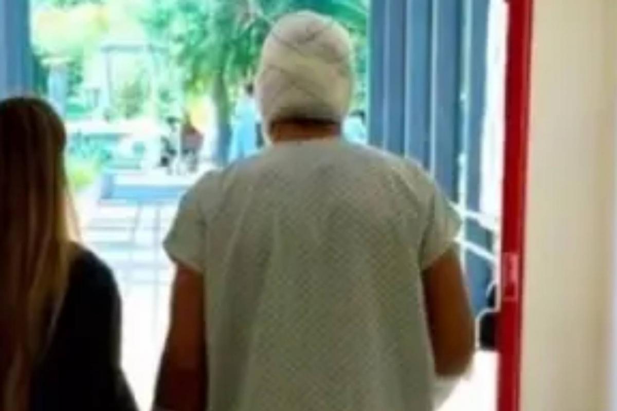 Lúcio mostra per la prima volta lo stato del suo viso dopo il 18% del corpo con un camino