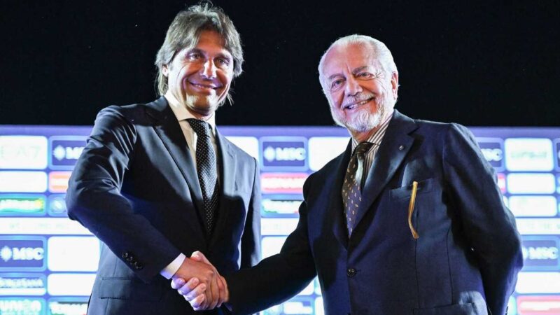 Napoli, De Laurentiis saluta Conte? “Gli auguro successi nella sua vita professionale, grazie Antonio!” | Primapagina