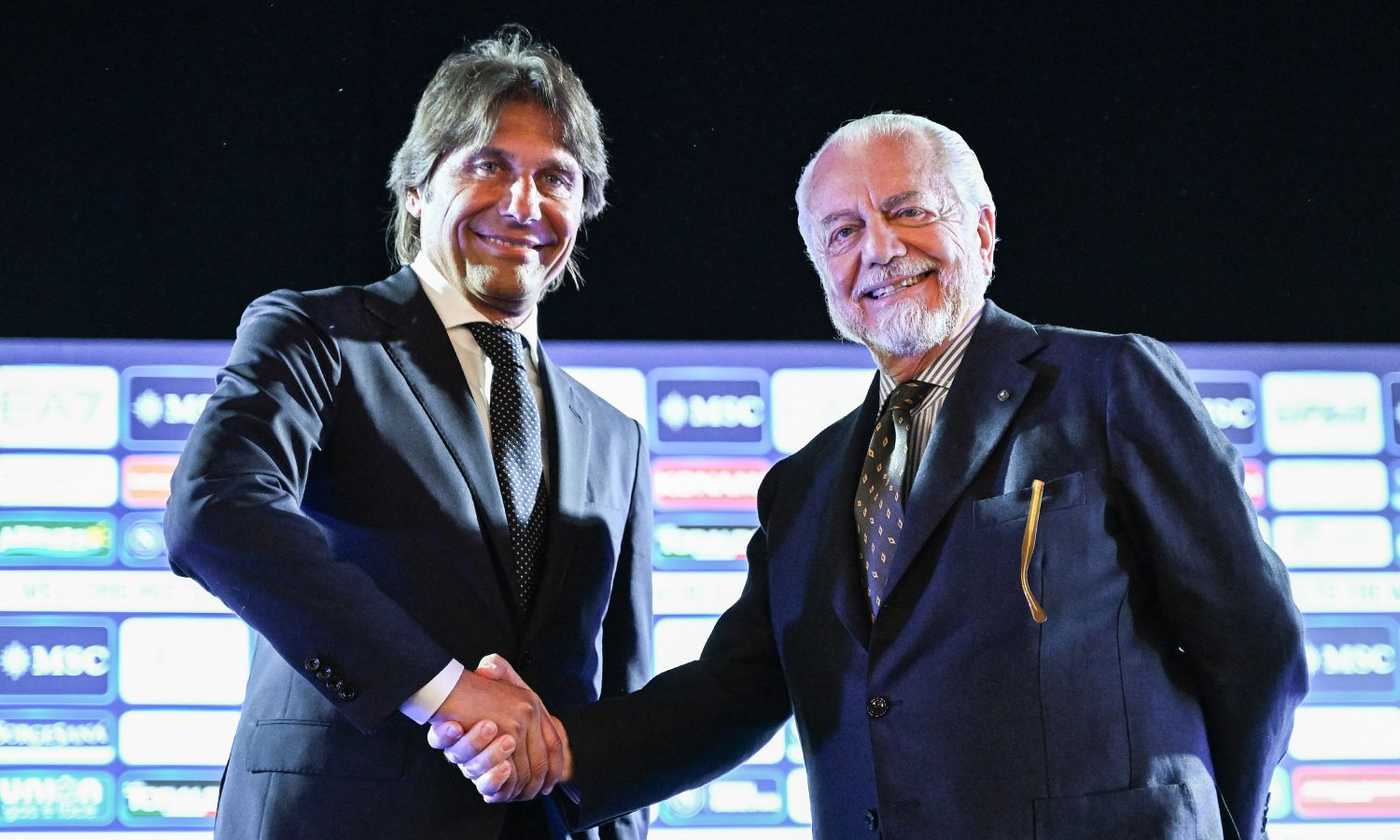 Napoli, De Laurentiis saluta Conte? “Gli auguro successi nella sua vita professionale, grazie Antonio!” | Primapagina
