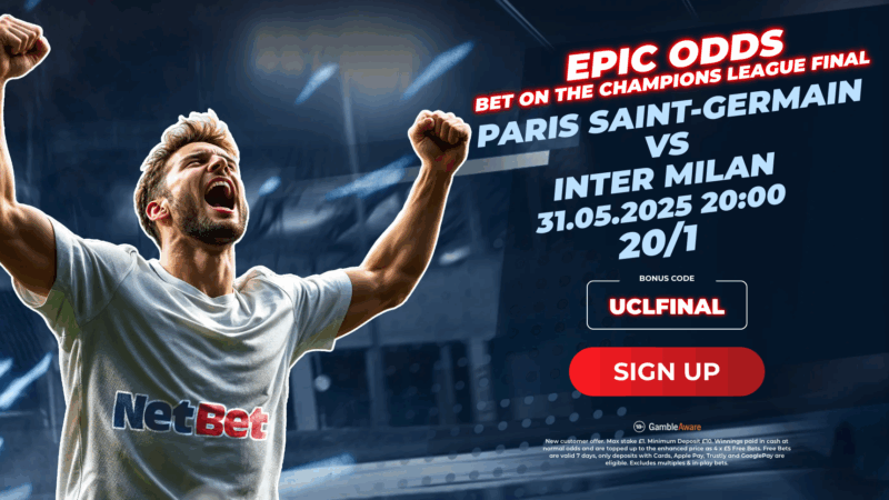 Netbet Ottieni 20/1 Epic Probles nella finale di Champions League