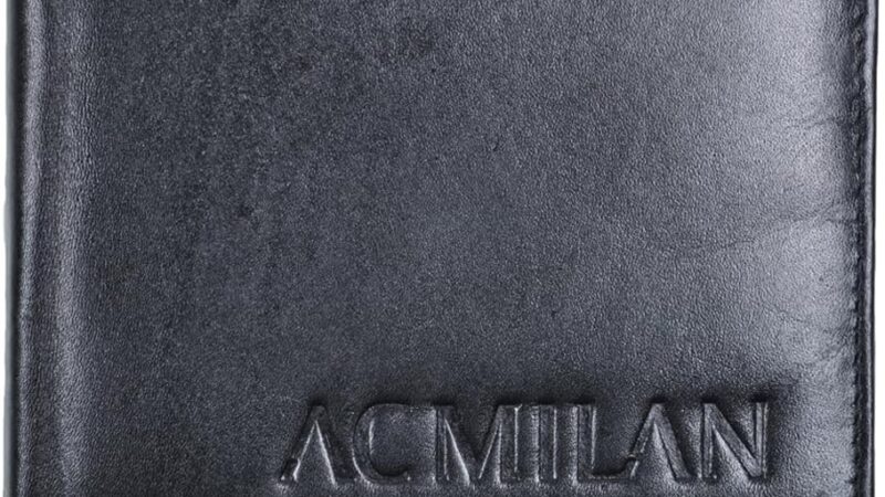 Ac Milan 143189 Milan, Accessori da Viaggio-Portafogli Unisex-Adulto, Nero, Unica – idea regalo milan