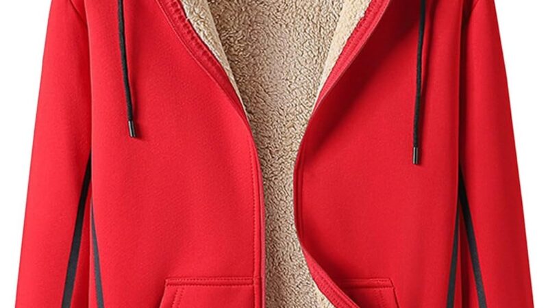 Regalini Di Natale Economici Parka Uomo Invernale Uomo Cardigan Giacca Maglia Pieno Zip Isolamento Pullover Lana Stand Collare Cappotto Invernale Color Block In Pile Maglione a Manica Lunga – idea regalo inter