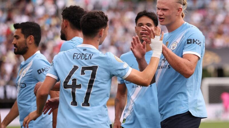 Gli uomini di Guardiola passeggiano al primo posto nel gruppo G