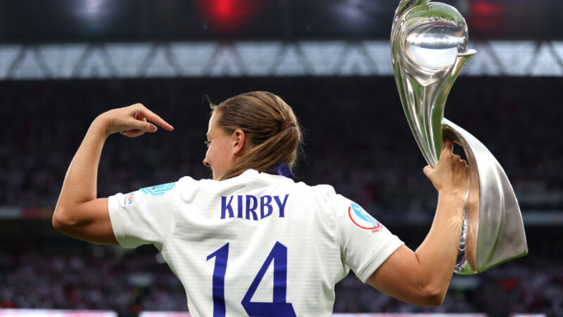 ‘Vincere gli Euro è stato un momento incredibile. Per me, è stato vedere il viaggio, come le persone si sono sposate, come il paese si è innamorato della squadra della squadra Kirby si apre sulla vittoria dell’Euro 2022 dell’Inghilterra