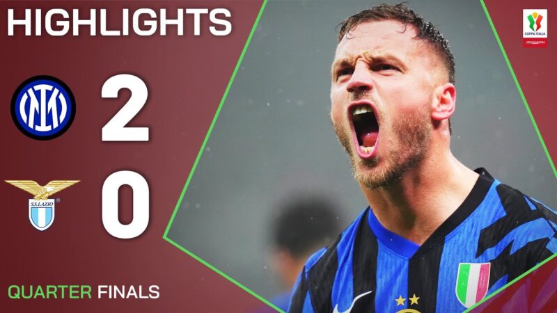 Inter-lazio 2-0 | Punti salienti | Inter Impostare Derby semifinale! | Coppa Italia Frecciarossa 2024/25