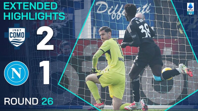 Como Napoli 2-1 | Punti salienti estesi | Serie A 2024/25