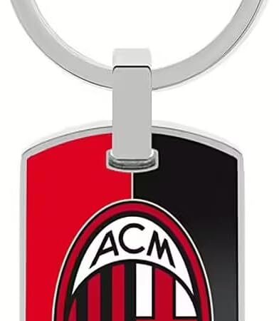 Lowell Portachiavi Ufficiale Milan Con Targhetta E Stemma AC MILAN B-MP003XAR – idea regalo milan