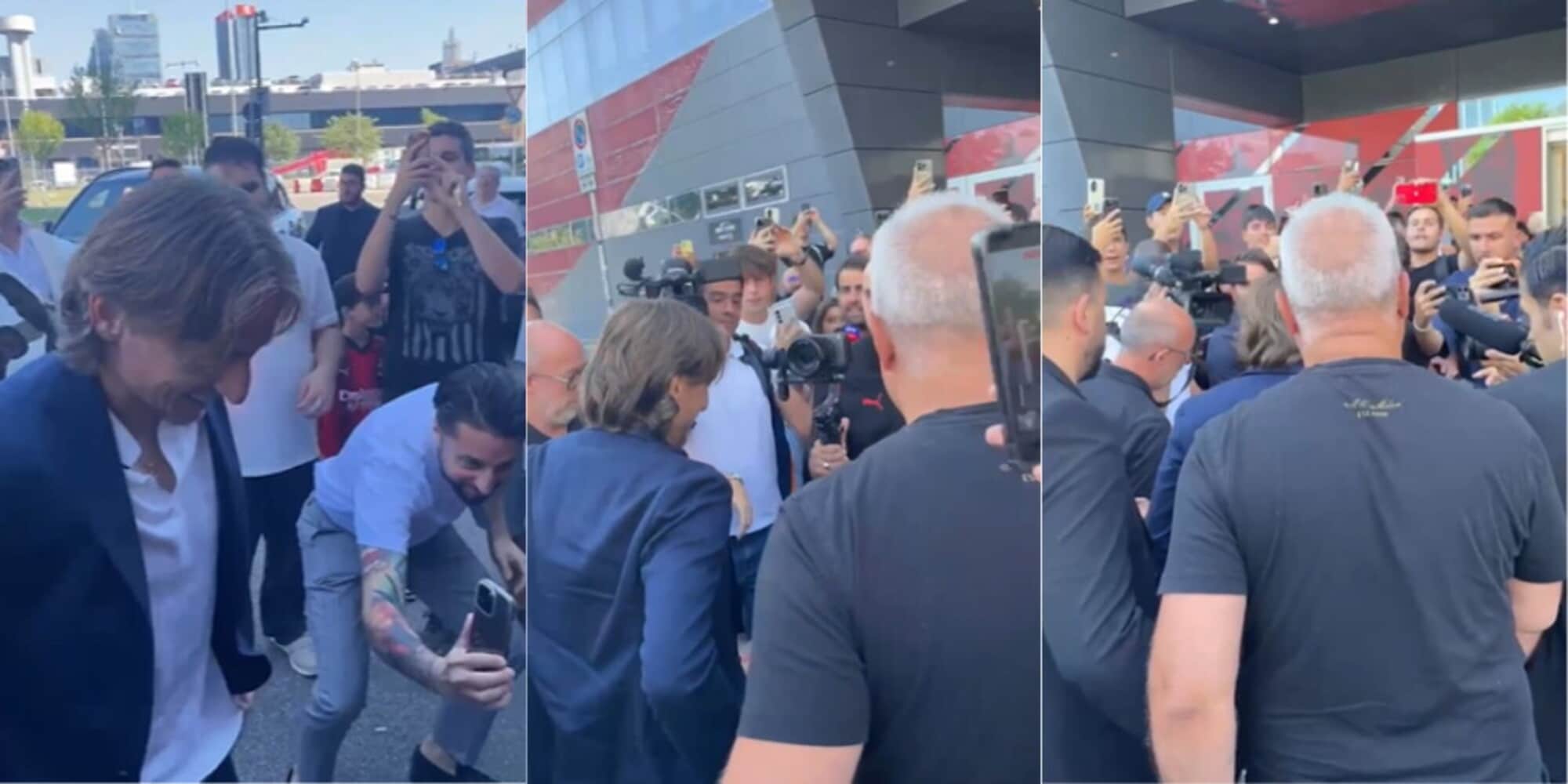 CdS – bagno di folla dei tifosi rossoneri