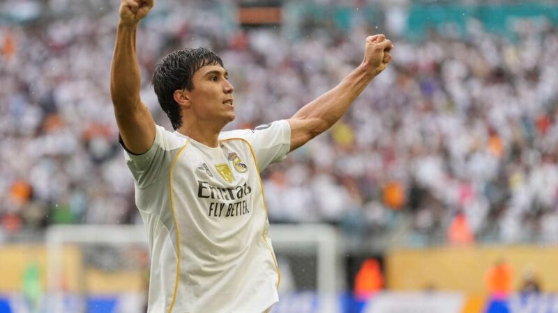 Talent del Real Madrid Gonzalo Garcia che vive un “sogno” con Los Blancos