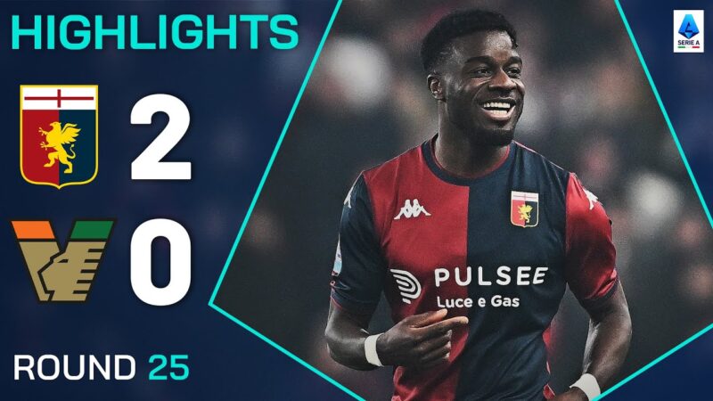 Genoa-venezia 2-0 | Punti salienti | Pinamonti e Cornet Seal Grifone Win | Serie A 2024/25