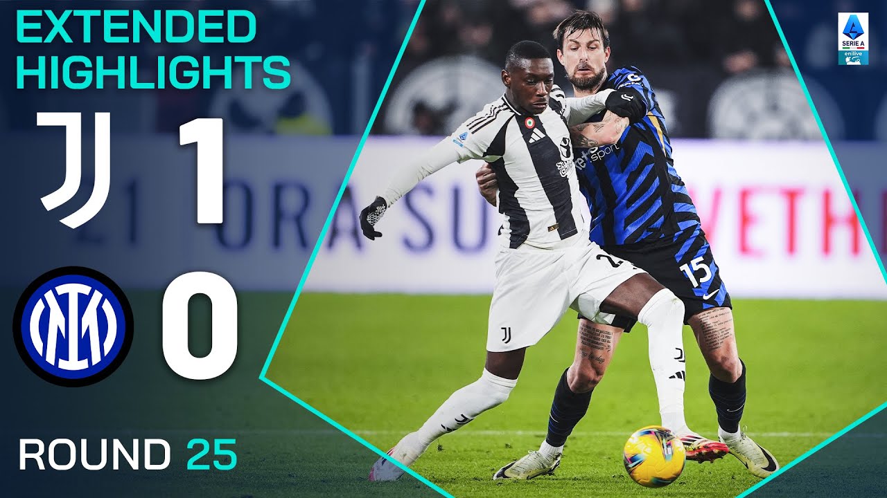 Juventus-interter 1-0 | Punti salienti estesi | Serie A 2024/25