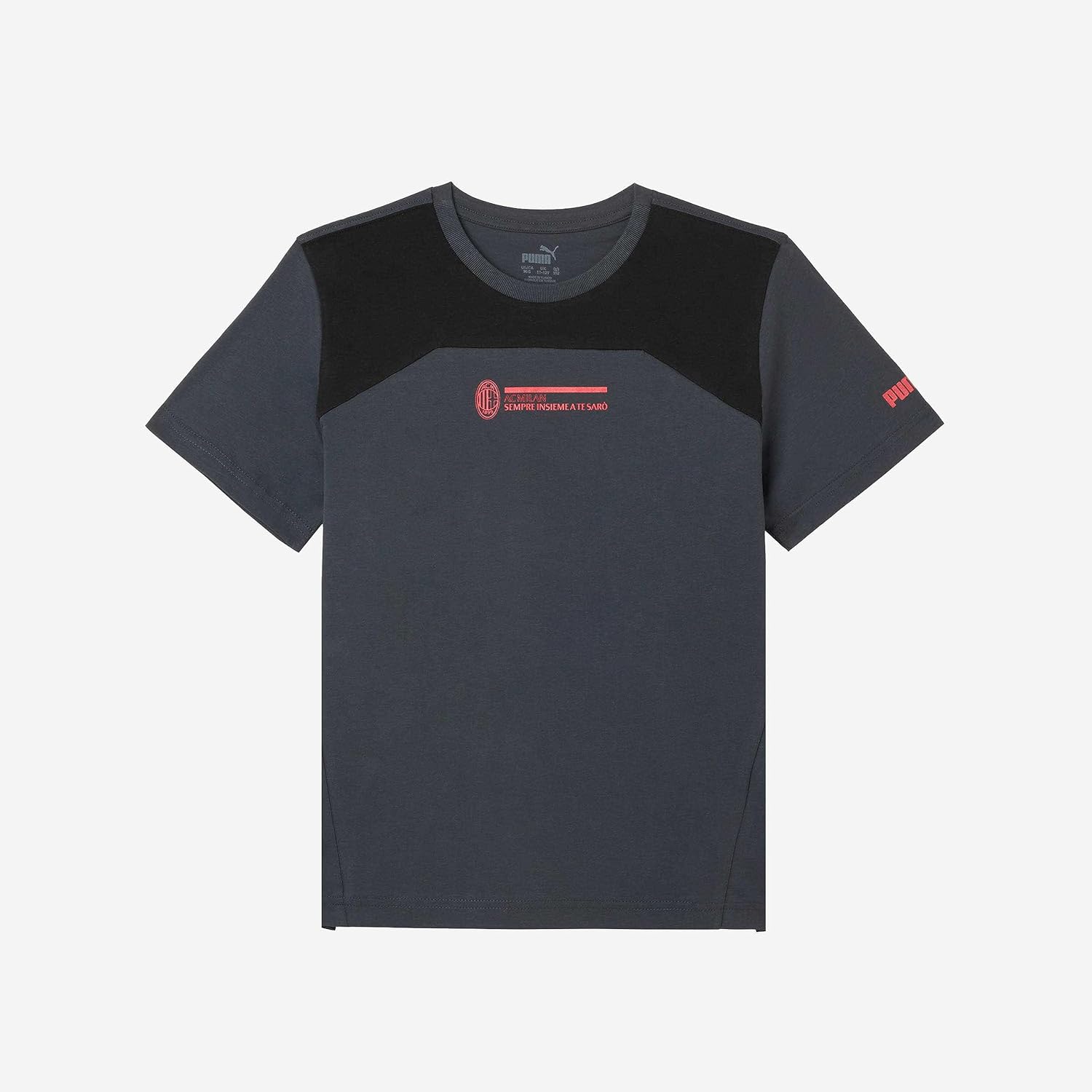 AC Milan T-Shirt FtblCulture, Sempre Insieme A Te Sarò, Bambini e Ragazzi, Unisex – idea regalo milan