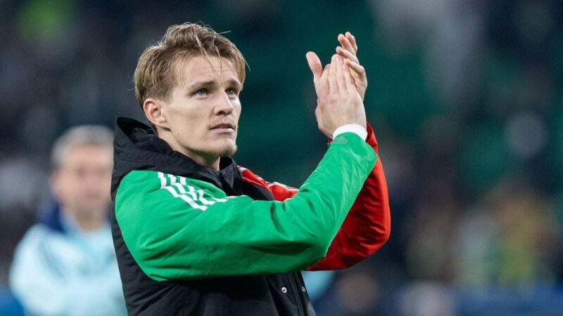 Il capitano dell’Arsenal Odegaard è “a una certa distanza” dal ritorno
