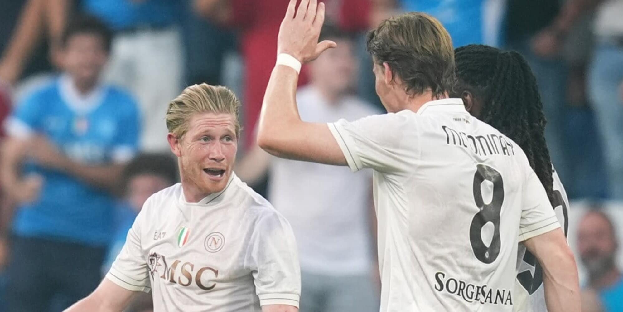 Tuttosport – McTominay e De Bruyne, Sassuolo piegato. Lecce indenne in casa Genoa