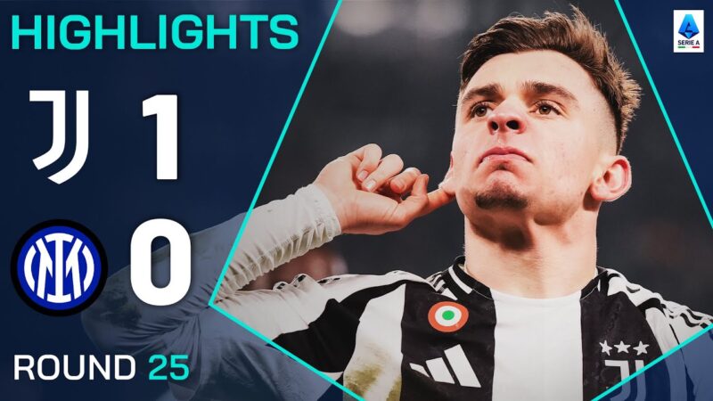 Juventus-interter 1-0 | Punti salienti | Vincitore di reti Conceicao nel Derby d’Italia | Serie A 2024/25
