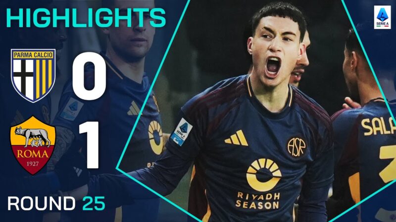 Parma-Roma 0-1 | Punti salienti | Soulé sacchi la vittoria per Roma | Serie A 2024/25