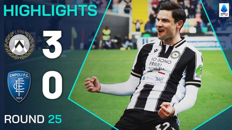 Udinese-emoli 3-0 | Punti salienti | Ekkelenkamp al doppio! | Serie A 2024/25