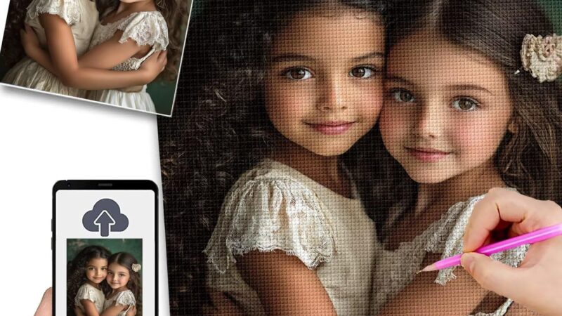 Diamond Painting Personalizzato 50x70cm 5D Diamond Painting Kit Completo,Quadro Personalizzato Con Foto,Quadri Con Perline Diamantini Crystal Art,Kit Pittura Diamante Adulti,Idee Regalo Donna w-298 – idea regalo inter