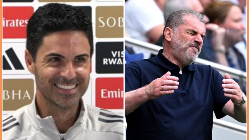 L’Arsenal Boss Arteta ride del licenziamento degli Spurs di Postecoglou