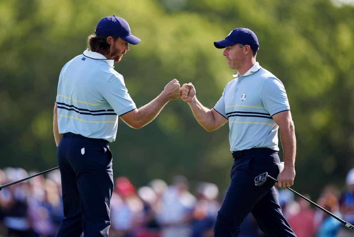 L’Europa prendi il comando con la performance di Foursomes Dominant