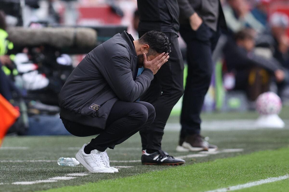 Rapporto, risultato e obiettivi come penalità di paga la squadra di Amorim