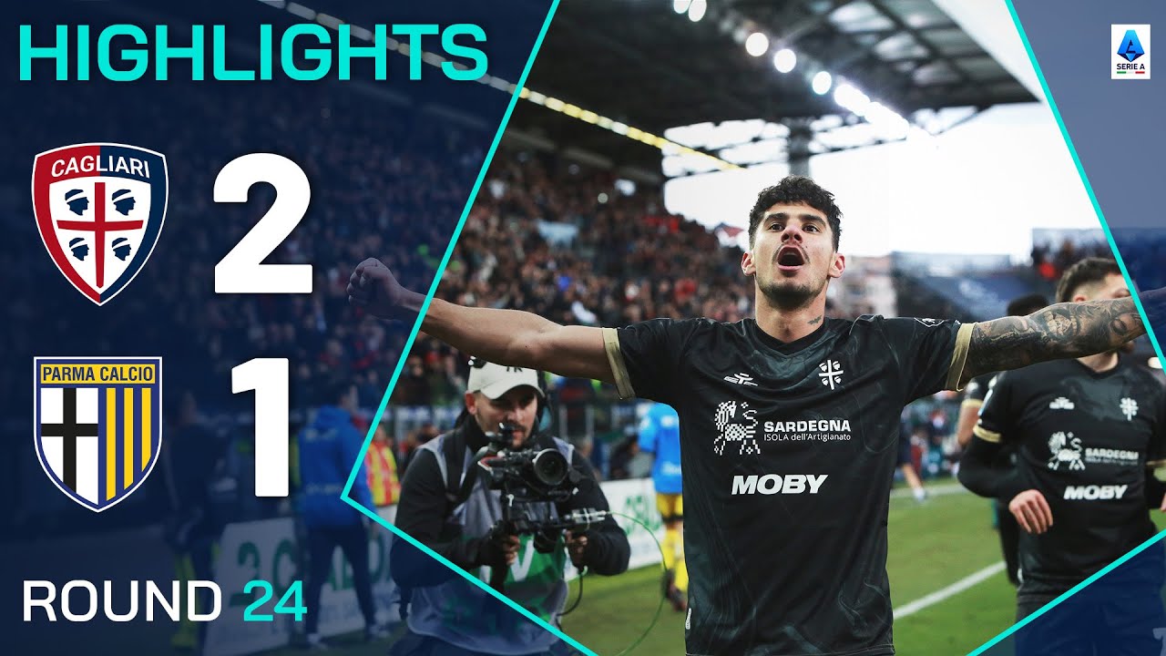 CAGLIARI-PARMA 2-1 | IN EVIDENZA | Coman segna a due minuti dall’esordio con il Cagliari! | Serie A 2024/25