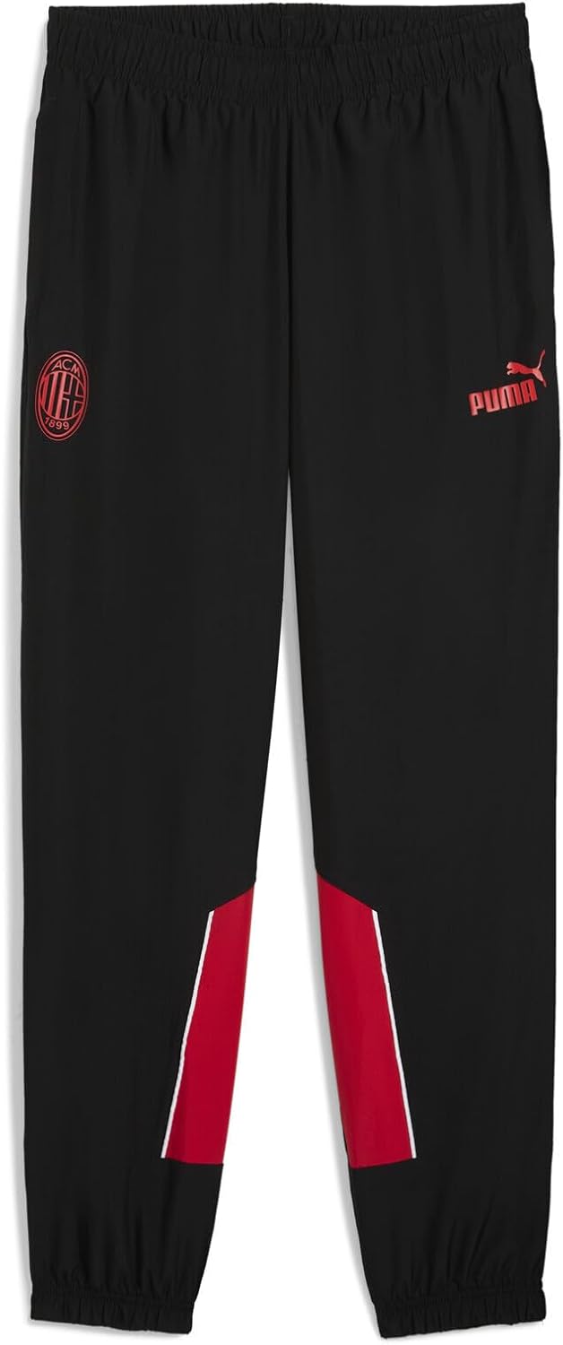 A.C. Milan – Pantaloni ftblARCHIVE, Adulto, Pantaloni da Calcio e da Allenamento, Pantaloni Sportivi, Prodotto Ufficiale, Unisex, Nero – idea regalo milan