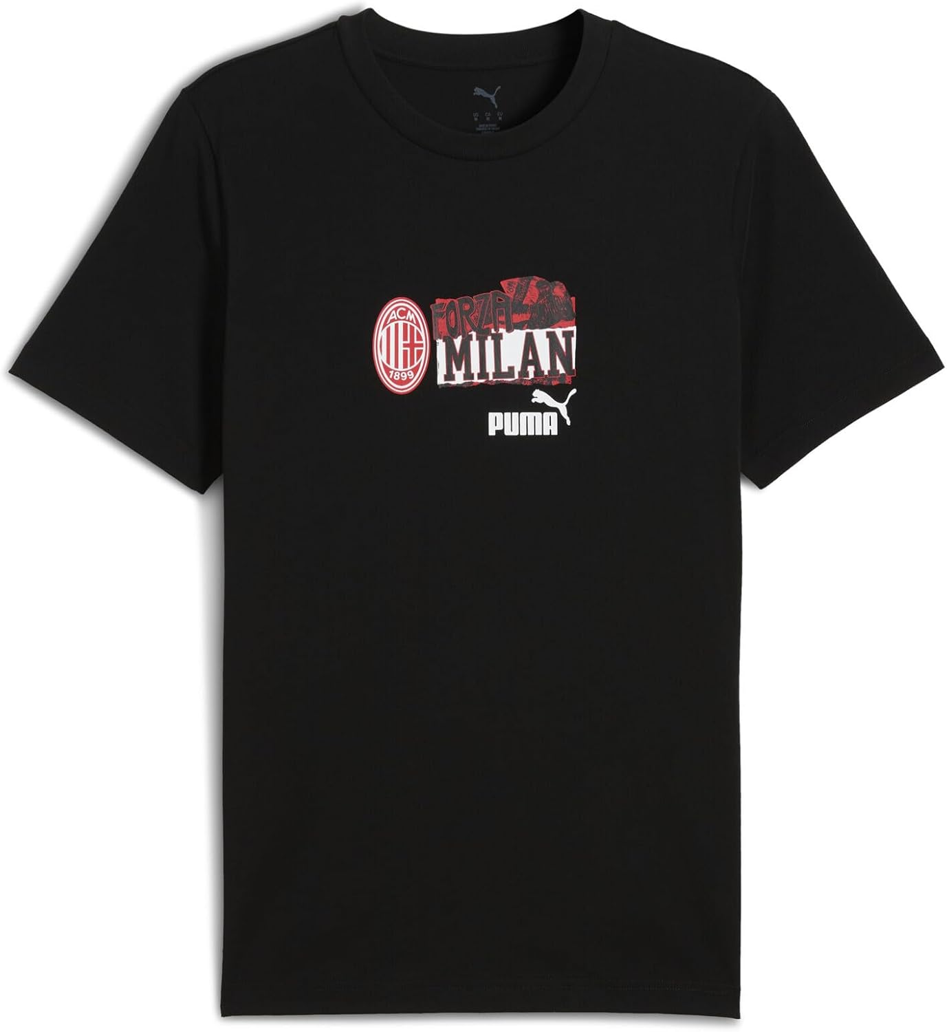 Puma T-Shirt Ftblnrgy, Adulto Maglia Casual a Maniche Corte, Prodotto Ufficiale, Maglietta Sportiva AC Milan, Unisex – idea regalo milan