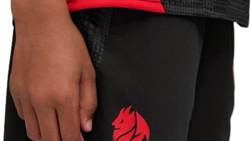 A.C. Milan – Pantaloncini Training con Tasche Bambino, Shorts Gara da Allenamento, Stagione 2025/2026, Prodotto Ufficiale, Bambino – idea regalo milan