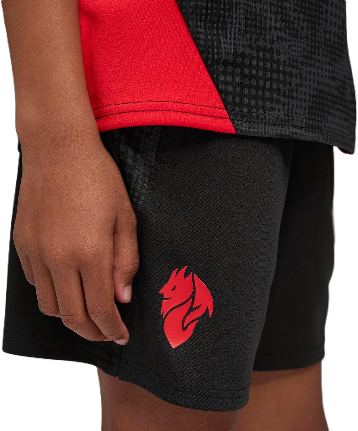 A.C. Milan – Pantaloncini Training con Tasche Bambino, Shorts Gara da Allenamento, Stagione 2025/2026, Prodotto Ufficiale, Bambino – idea regalo milan