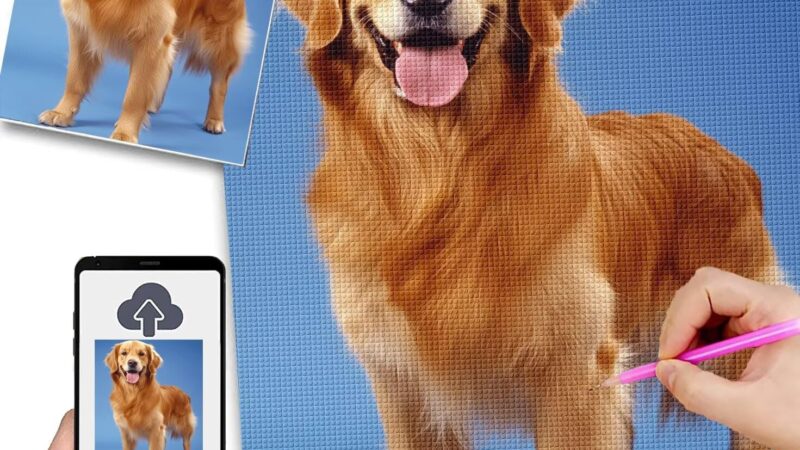 Diamond Painting Personalizzato 50x70cm 5D Diamond Painting Kit Completo,Quadro Personalizzato Con Foto,Quadri Con Perline Diamantini Crystal Art,Kit Pittura Diamante Adulti,Idee Regalo Donna w-262 – idea regalo inter