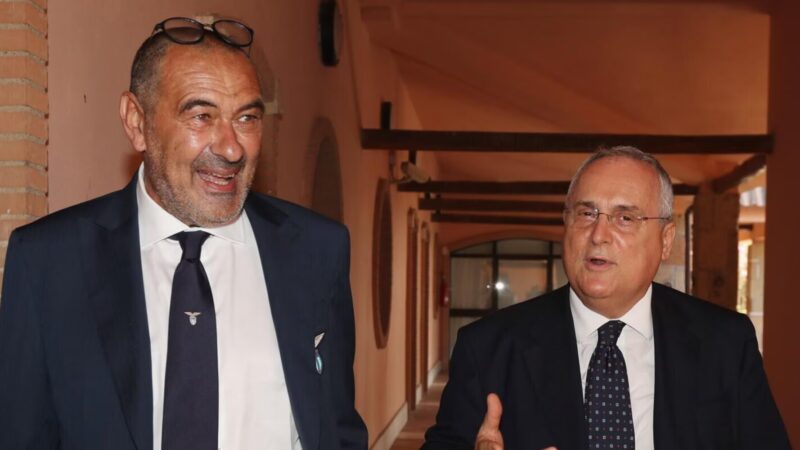 CdS – Lazio, Lotito davvero concederà carta bianca a Sarri sul mercato? Gli scenari possibili
